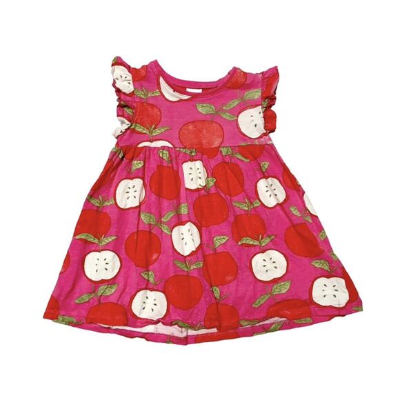 Next Apple Print Dress Size 18m - Picture 1 of 5